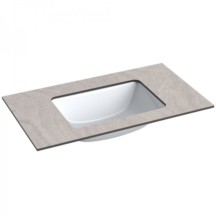 Izlietne ar augstspiediena lamināta darba virsmu Kame HPL, 81cm, WP/8-3/H12-P1