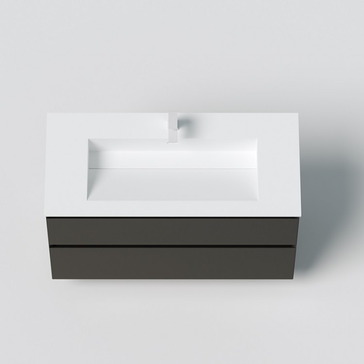 Vannas istabas skapītis izlietnei Kame LOFT 100cm, BU/10-3DR/D13-LFT