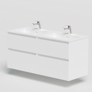 Vannas istabas skapītis dubultai izlietnei Kame LOFT  120cm, 2 x BU/6-3DR/D02-LFT