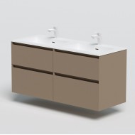 Vannas istabas skapītis dubultai izlietnei Kame LOFT 120cm, 2 x BU/6-3DR/D15-LFT