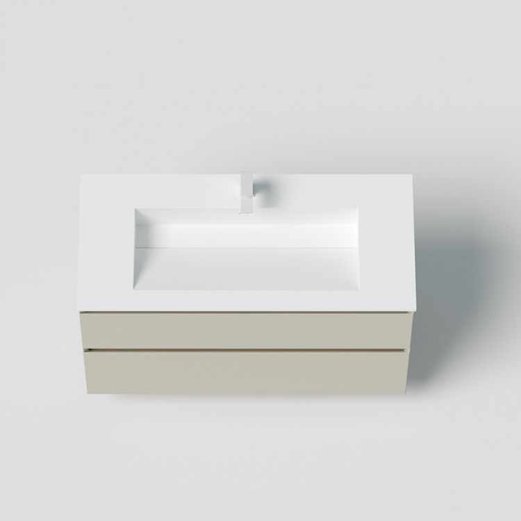 Vannas istabas skapītis izlietnei Kame LOFT 100cm, BU/10-3DR/D06-LFT