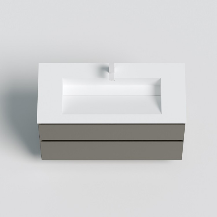 Vannas istabas skapītis izlietnei Kame LOFT 100cm, BU/10-3DR/D18-LFT