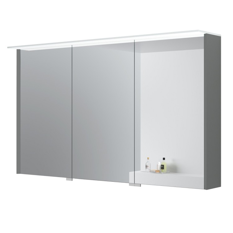 Vannas istabas skapītis ar spoguli Kame LOFT 120x71 cm, MC3DML/120-70/D18-LFT