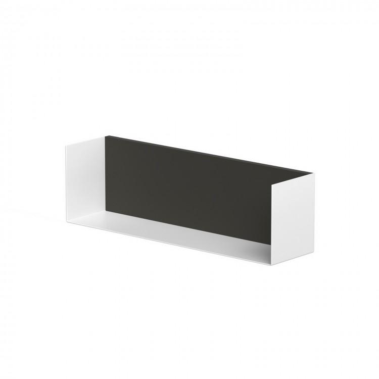 Vannas istabas plaukts KAME 40cm, white/antracite grey