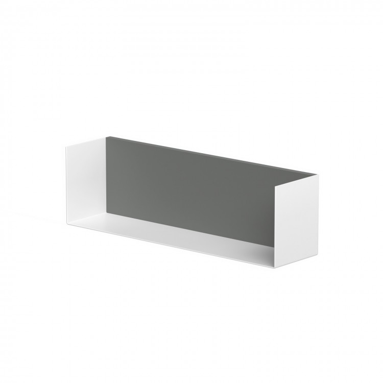 Vannas istabas plaukts KAME 40cm, white/grey stone