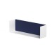 Vannas istabas plaukts KAME 40cm, white/dark blue