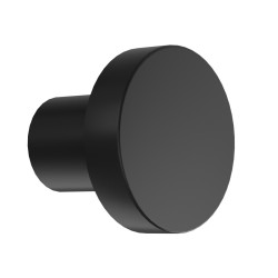 Mēbeļu rokturis KAME Ø 3 cm, melns matēts
