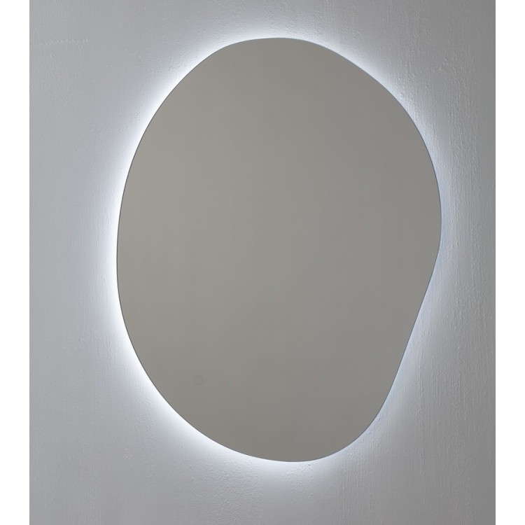 Spogulis ar dimmējamu LED apgaismojumu Kame ORGANIC 90x80cm