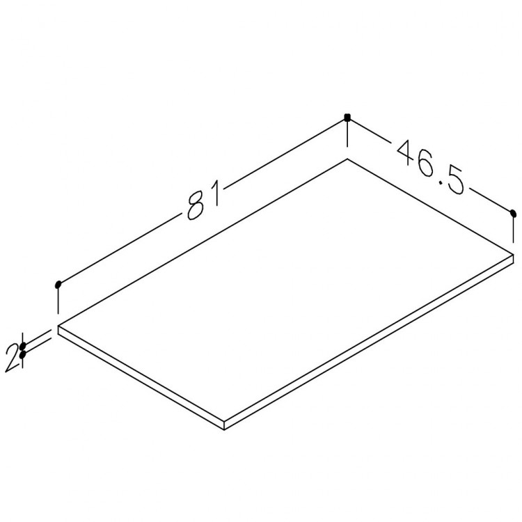 Darba virsma no dektona Kame DECTON 81cm, WP/8-3/D21