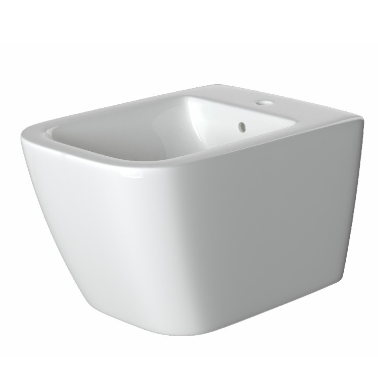 Bidē piekaramais Kame Bormida, balts