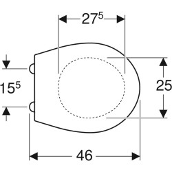 Tualetes poda vāks mīkstais KOLO IDOL, 10131000