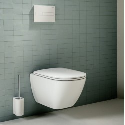 Tualetes pods piekaramais Laufen LUA Advanced Rimless ar Slim Soft Close vāku, H8660800000001