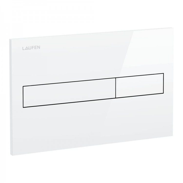 Noskalošanas taustiņš Laufen LIS DUO, balts H895661000