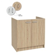 Virtuves izlietnes skapītis 80x46cm, ozols/ozols