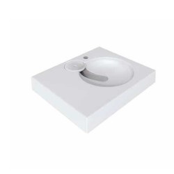 Izlietne virs veļas mašīnas Polycer Compactino 60x50 cm, WBX-103