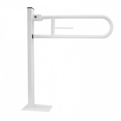 Nofer Invalīdu rokturis paceļams 80cm grīdas, balts 15064.W