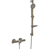 Vannas un dušas termostata maisītājs ORAS AURELIA ar dušas komplektu, matēta bronza 4749-81