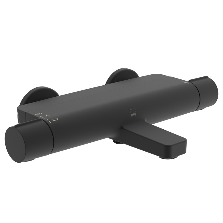 Vannas un dušas termostata maisītājs ORAS Optima Style, melns matēts