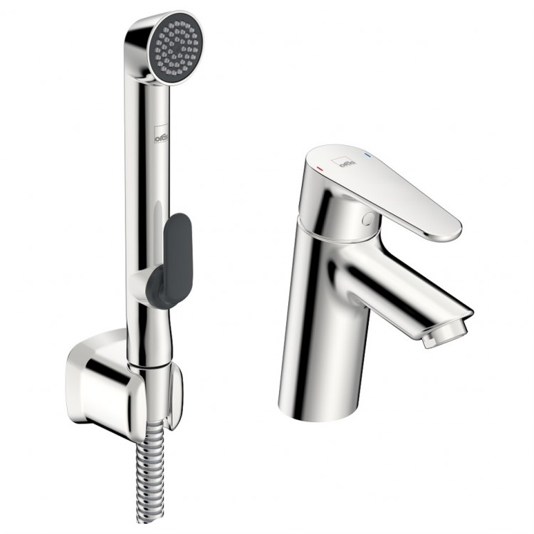 Izlietnes maisītājs ar bidetta rokas dušu ORAS OPTIMA 2612F