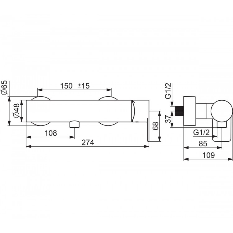Dušas maisītājs ORAS STELA, 4860U