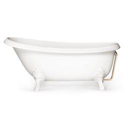 Brīvi stāvoša vanna PAA VICTORIA 1700x830x610, kājas Antica