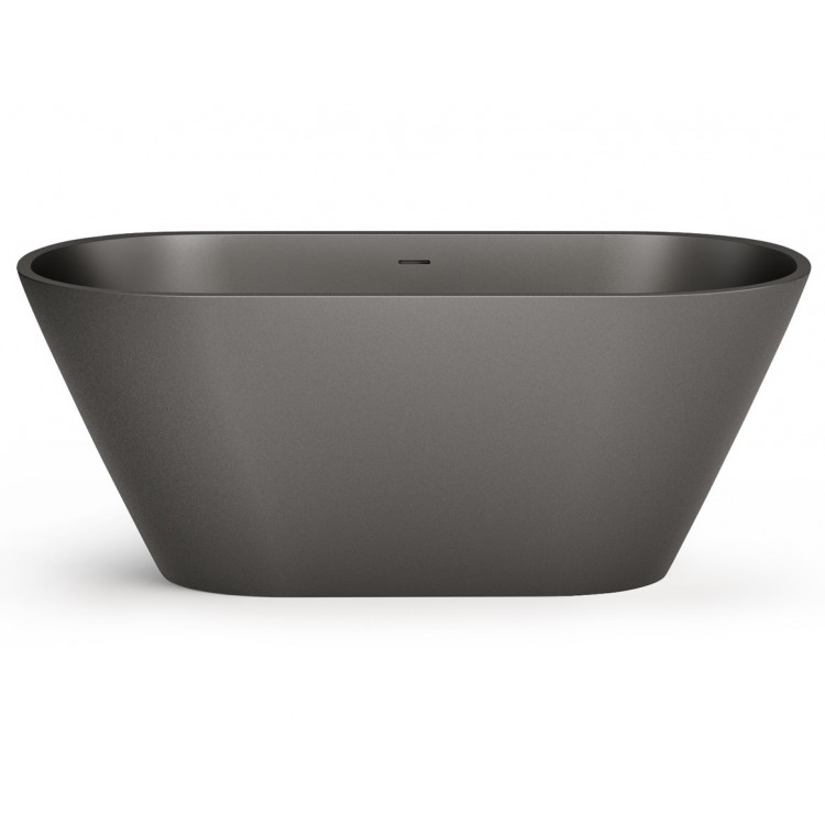 Brīvi stāvoša vanna PAA DECO NUDO 1600x725, silkstone, graphite