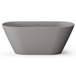 Brīvi stāvoša vanna PAA DECO NUDO 1600x725, silkstone, matte grey