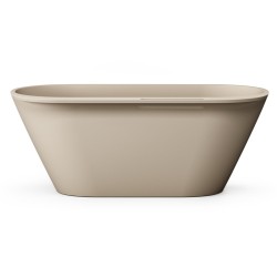 Brīvi stāvoša vanna PAA DECO RIM 1600x815, silkstone, matte caffelatte