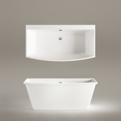 Taisnstūra vanna PAA STEP 1700x895