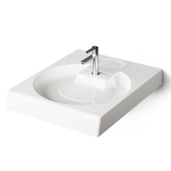 Izlietne virs veļas mašīnas PAA CLARO GRANDE 60x75 cm