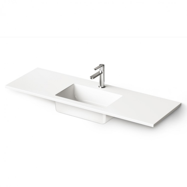 Vannas istabas izlietne PAA MINI LOTO 120x40cm, balta