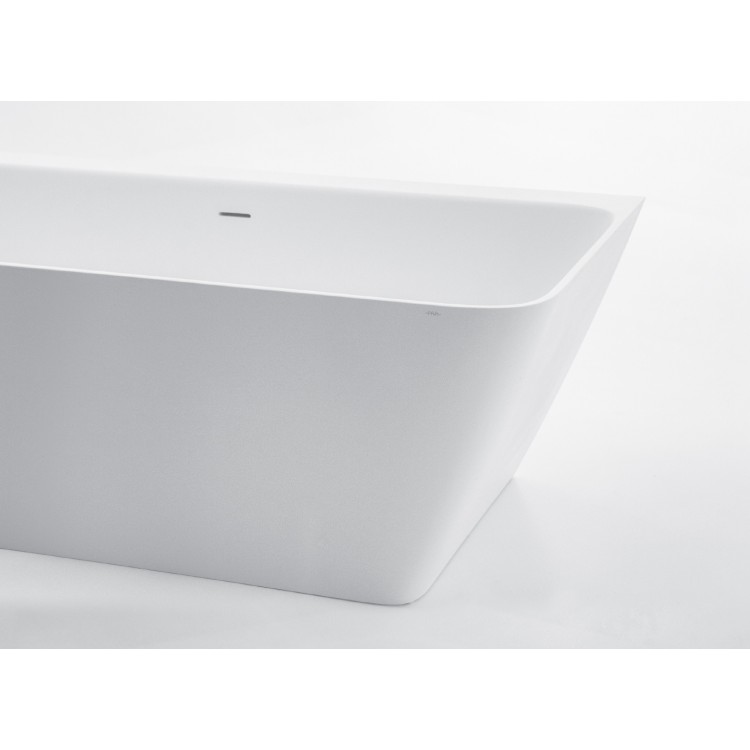 Brīvi stāvoša vanna PAA QUADRO WALL 1600x750, silkstone, VAQUAWAS/00