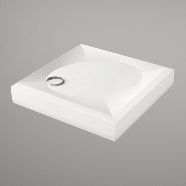 Dušas paliktnis kvadrātveida PAA ART KV 80, 800x800