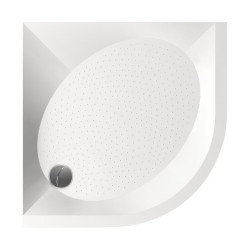 Dušas paliktnis pusapaļš PAA ART RO 100 R-550, 1000x1000