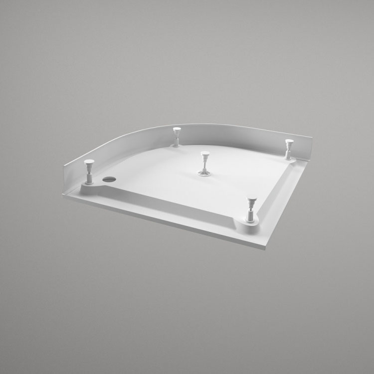 Dušas paliktnis pusapaļš PAA Classic NEW RO 90 R-550, 900x900