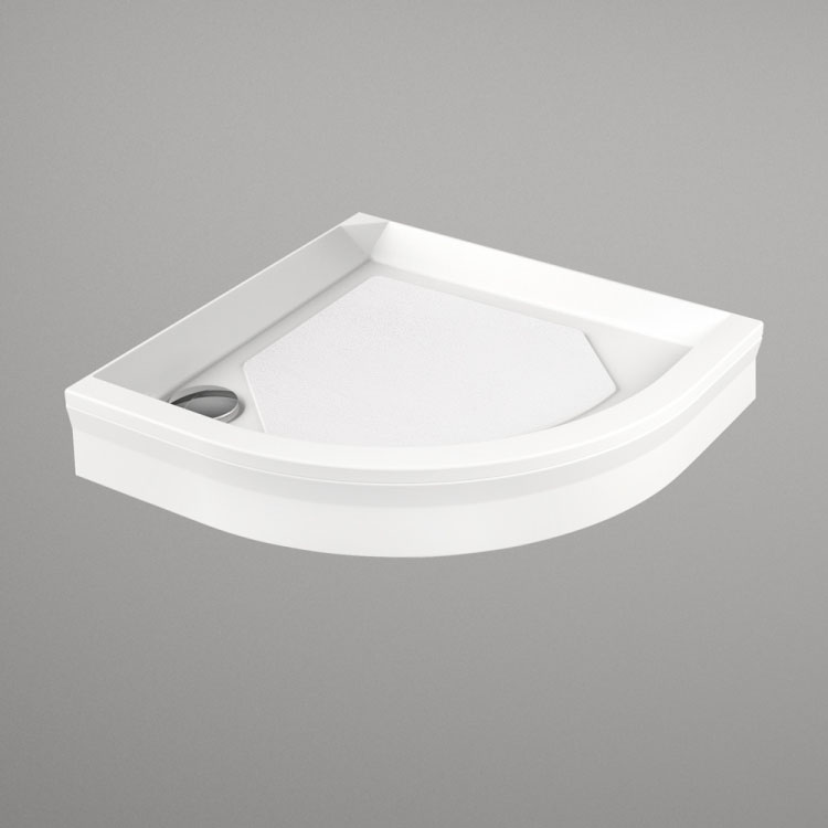 Dušas paliktnis pusapaļš PAA Classic RO 100 R-550, 1000x1000