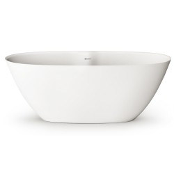 Brīvi stāvoša vanna PAA PERLA 1600x750, Matte White