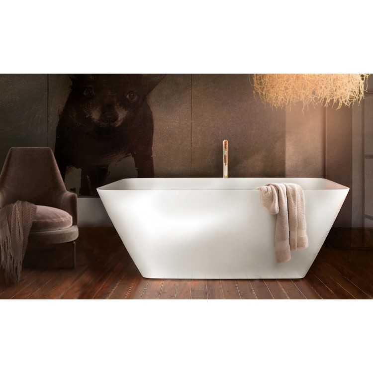 Brīvi stāvoša vanna PAA QUADRO 1590x700, silkstone graphite, VAQUAS/01