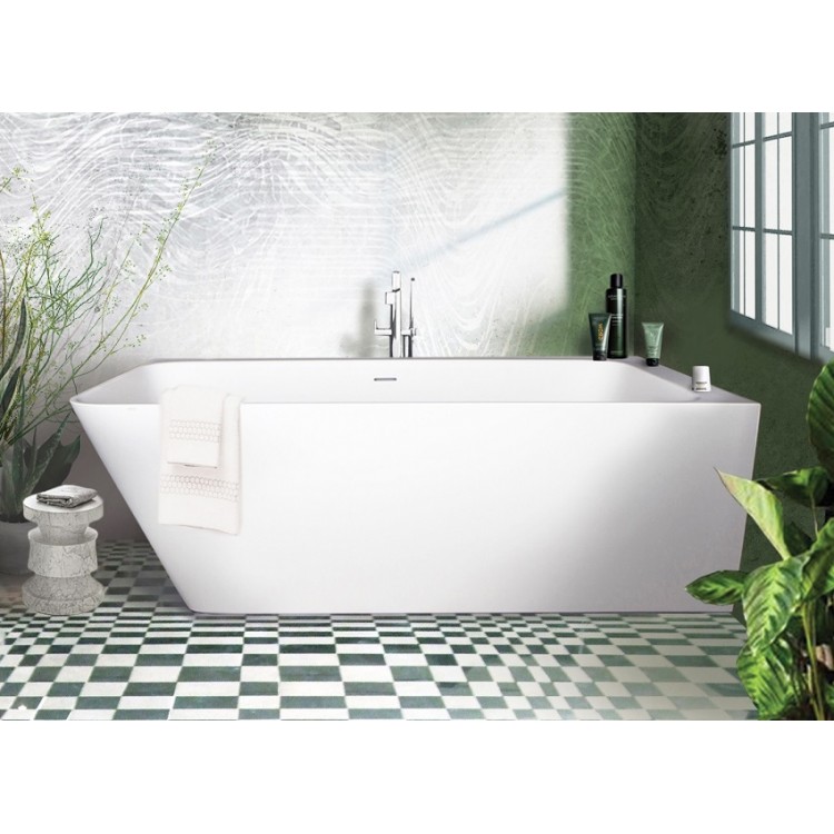 Stūra vanna PAA QUADRO CORNER A 1600x750, balta