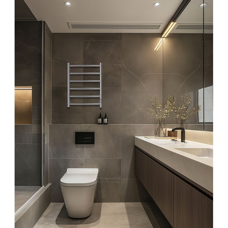 Elektriskais dvieļu žāvētājs PAX Salsa Duo 54x70cm 55W, nerūsējošais tērauds