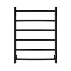 Elektriskais dvieļu žāvētājs PAX Salsa Duo Black 54x70cm 55W, melns matēts