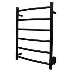 Elektriskais dvieļu žāvētājs PAX Salsa Timer 55W, melns matēts