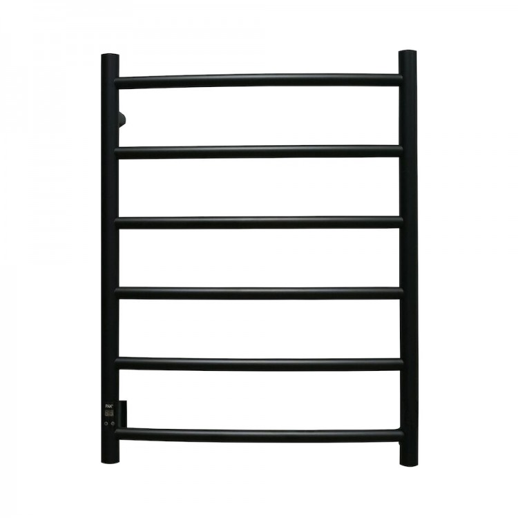 Elektriskais dvieļu žāvētājs PAX Salsa Timer 55W, melns matēts