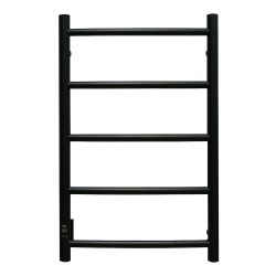 Elektriskais dvieļu žāvētājs PAX Samba Timer 40W, melns matēts