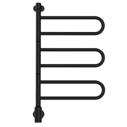 Elektriskais dvieļu žāvētājs PAX Flex U 3/450 Momento II 41W, melns matēts