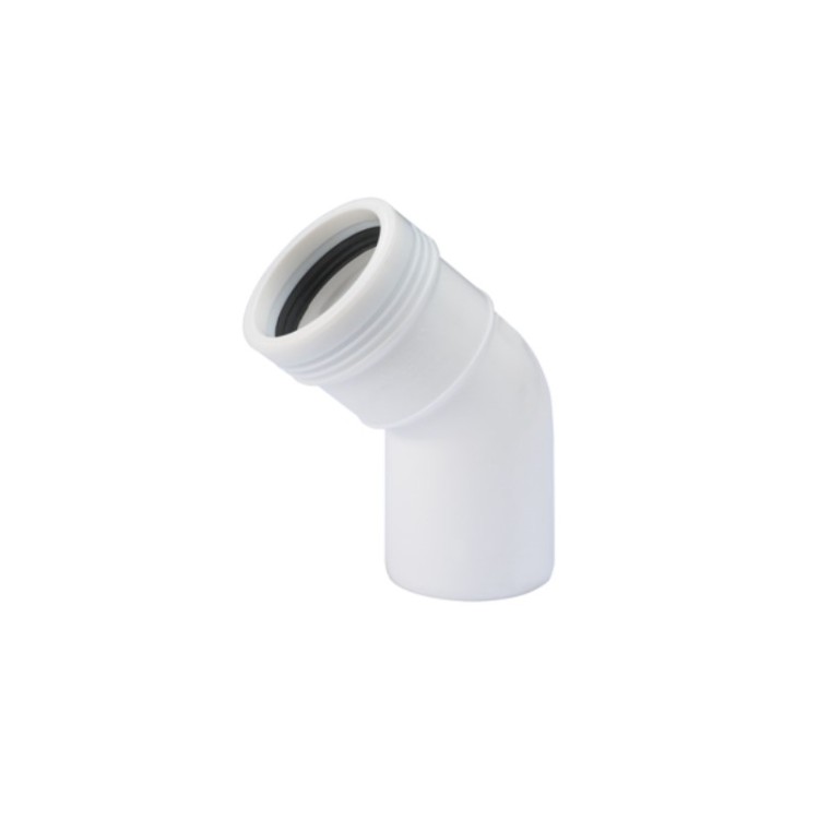 Iekšdarbu kanalizācijas līkums DN 40 45 GR