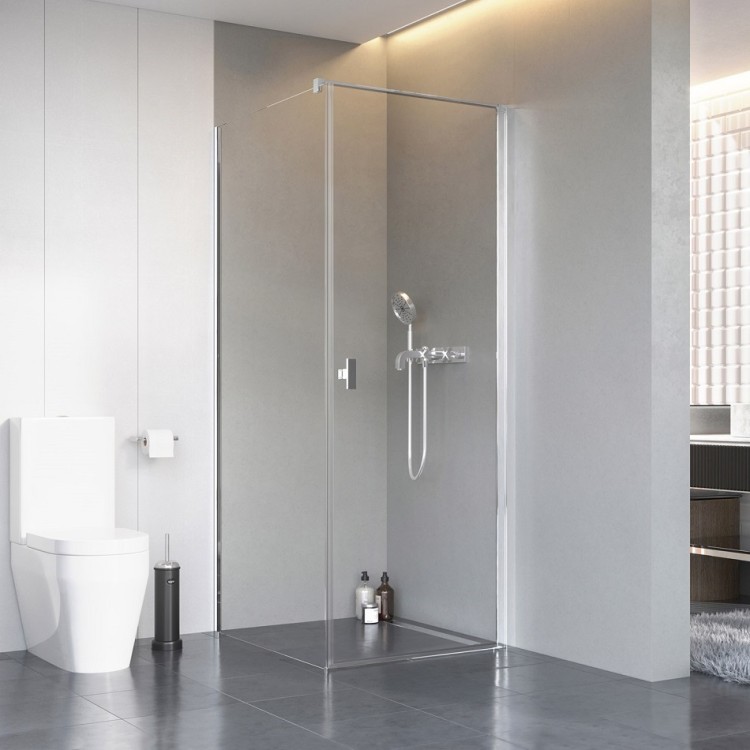 Dušas stūris kvadrātveida Radaway NES KDJ I 80R x 80 cm, hroms