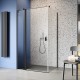 Dušas stūris taisnstūra Radaway NES Black KDJ II L + S1 100x70 cm