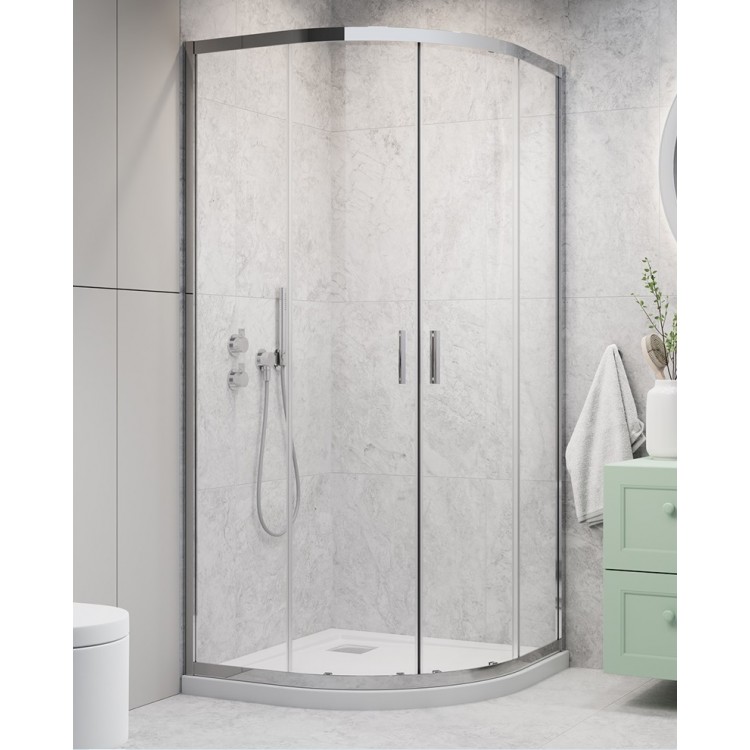 Dušas stūris pusapaļš Radaway Alienta A 80x80 cm
