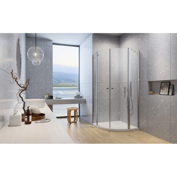 Dušas stūris pusapaļš Radaway Eos PDD II 90x90